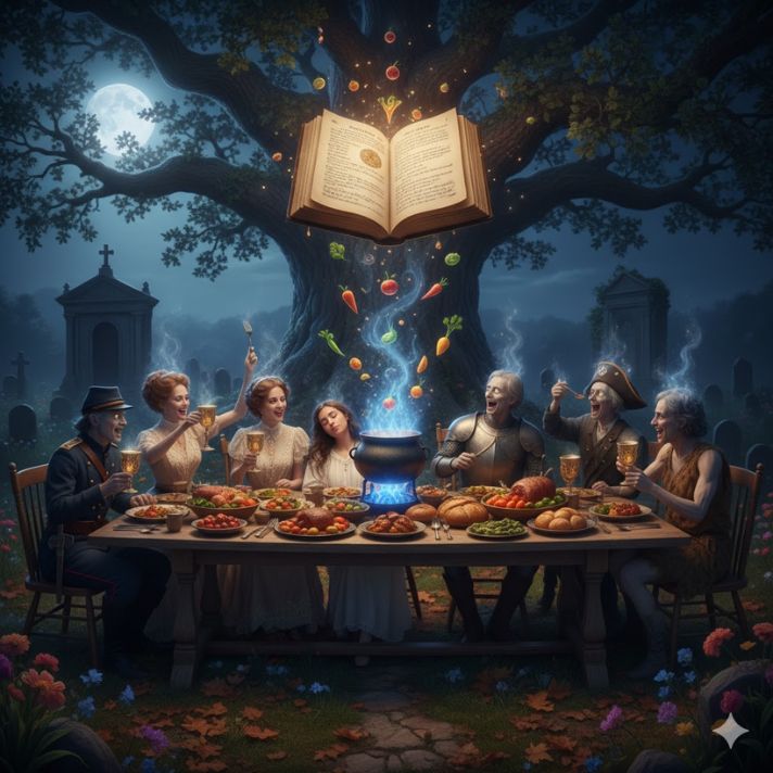 Dream of Cooking & Eating with Dead People