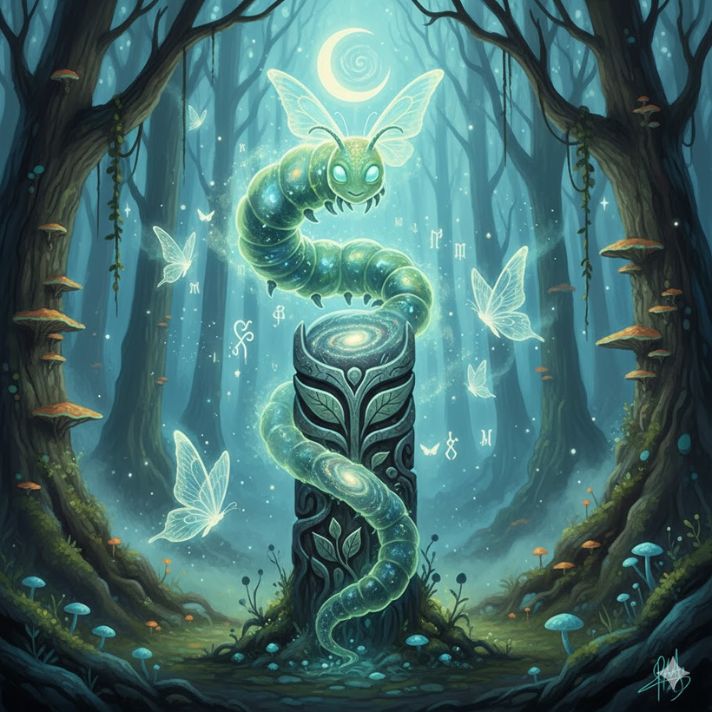 Caterpillar Totem, Spirit, and Power Animal