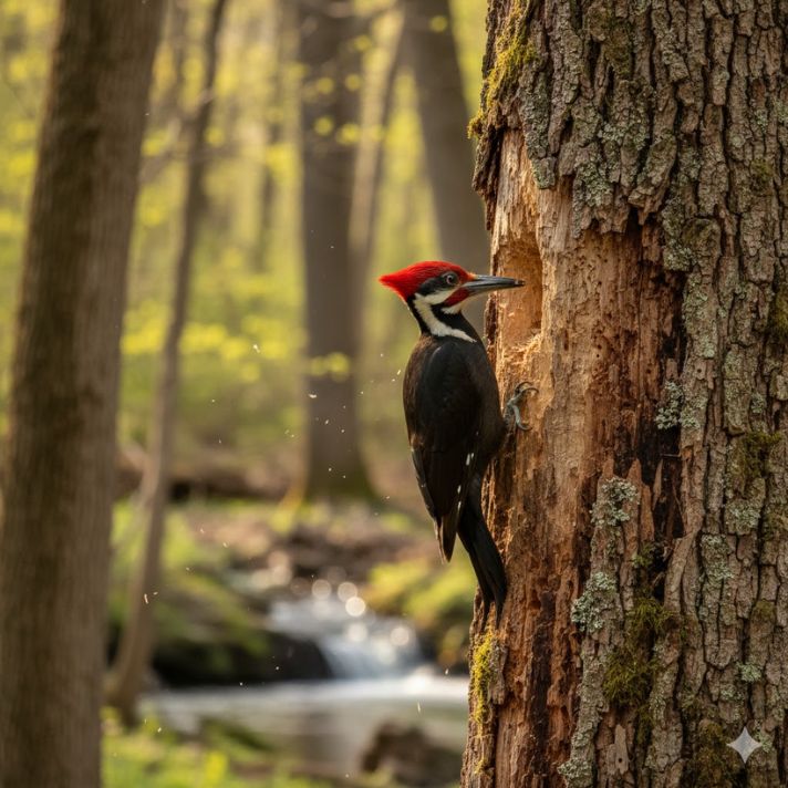 How did you Attract Pileated Woodpeckers to Your Yard?