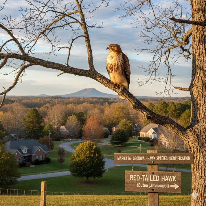 Identifying the Hawk Species of Marietta, Georgia