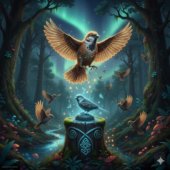 Sparrow Totem, Spirit, and Power Animal