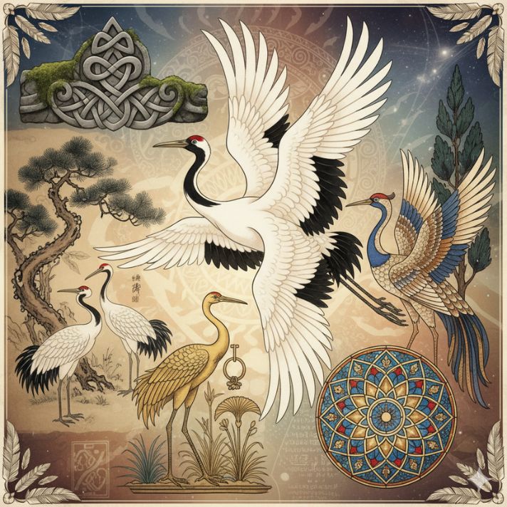 Spiritual and Symbolic Meaning of Cranes in Different Cultures and Religions