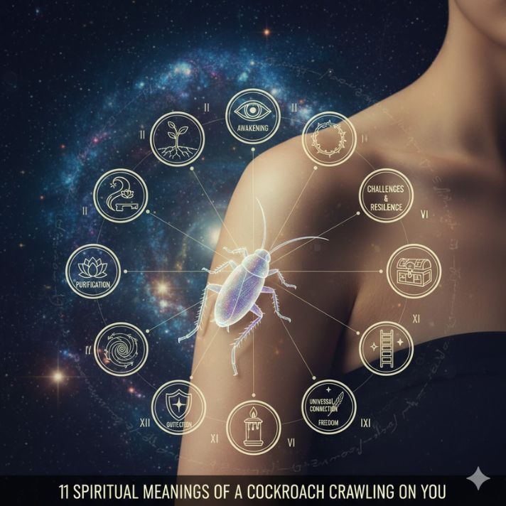 11 Spiritual Meanings Of A Cockroach Crawling On You