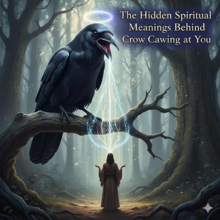 The Hidden Spiritual Meanings Behind Crow Cawing at You