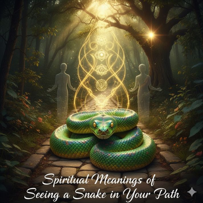 Spiritual Meanings of Seeing a Snake in Your Path