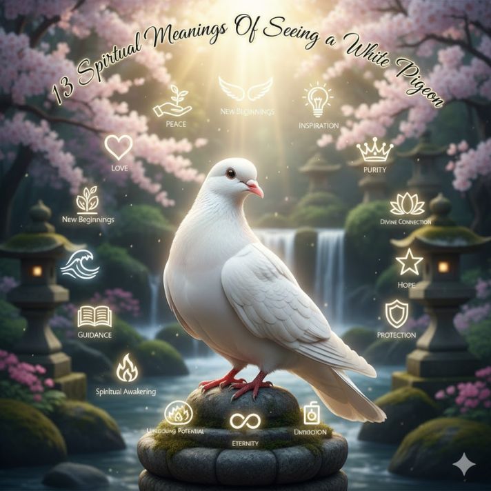 13 Spiritual Meanings Of Seeing a White Pigeon