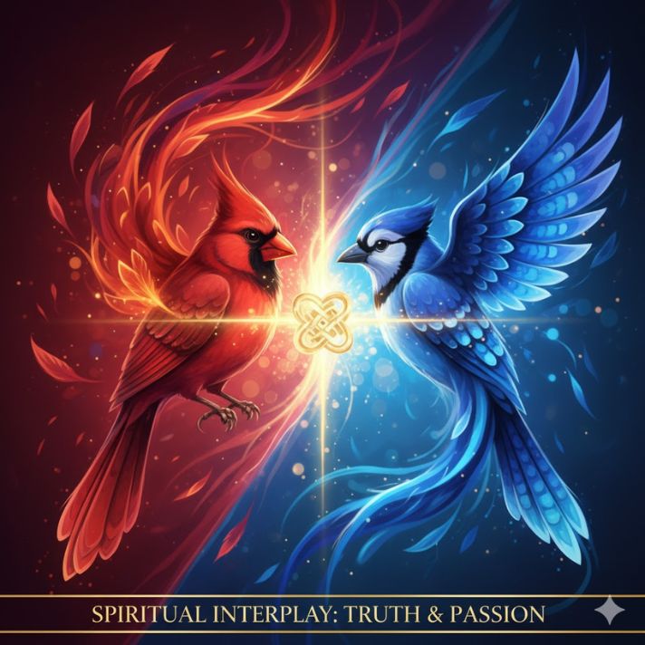 Spiritual Meanings of Seeing a Cardinal And Blue Jay