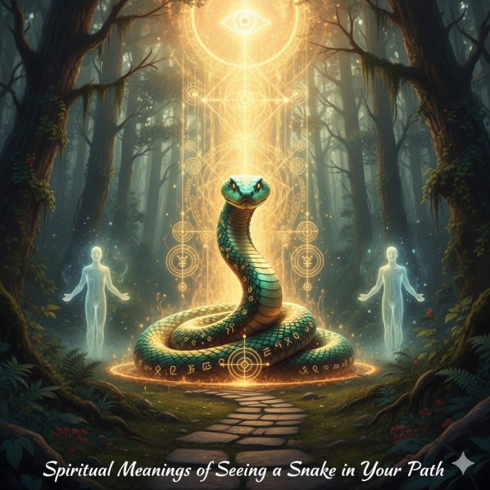 Spiritual Meanings of Seeing a Snake in Your Path