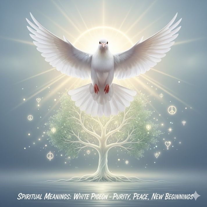 Spiritual Meanings Of Seeing a White Pigeon