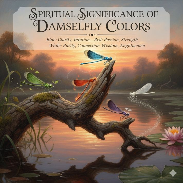 Spiritual Significance of Damselfly Colors