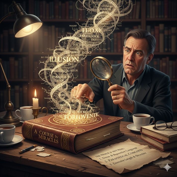 Three reasons why A Course In Miracles is hard to read.