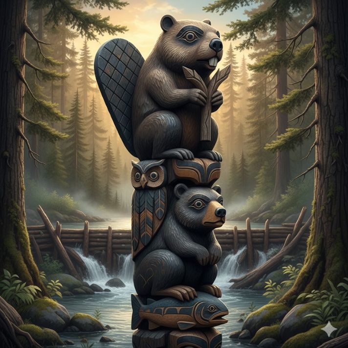 Beaver Spirit Animal Totem