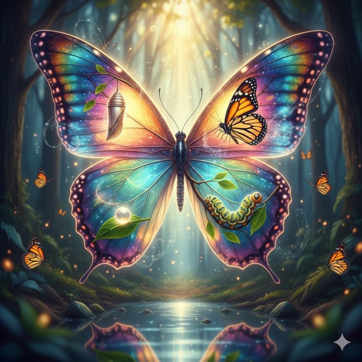 What does the Butterfly Spirit Animal Totem Mean? Life Cycles