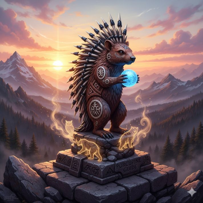 Porcupine Spirit Animal Totem