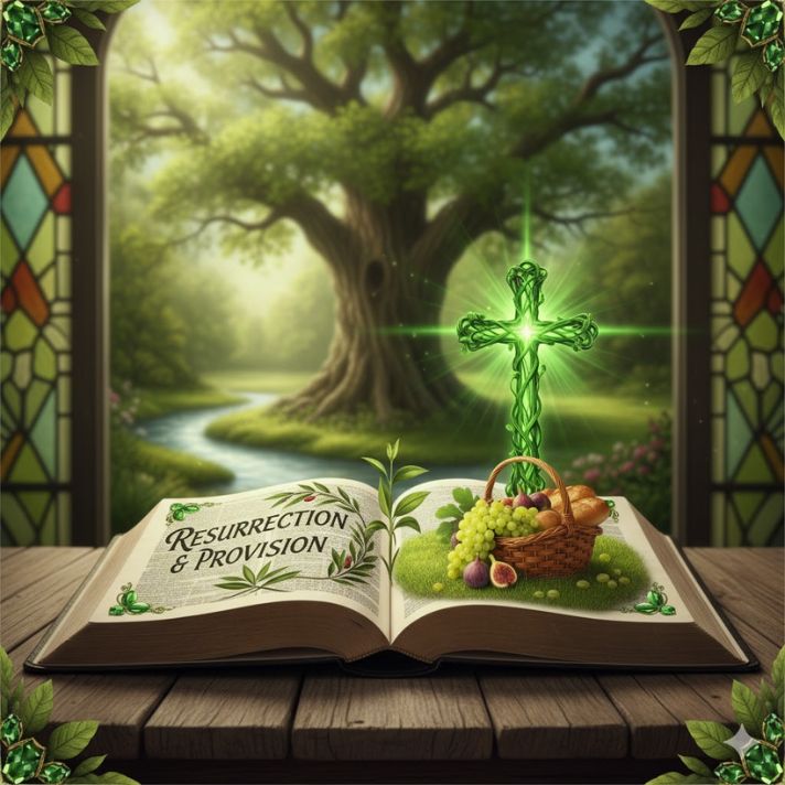 Spiritual Meaning of Green in the Bible: Resurrection & Provision