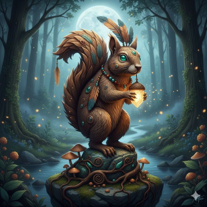 Squirrel Spirit Animal Totem
