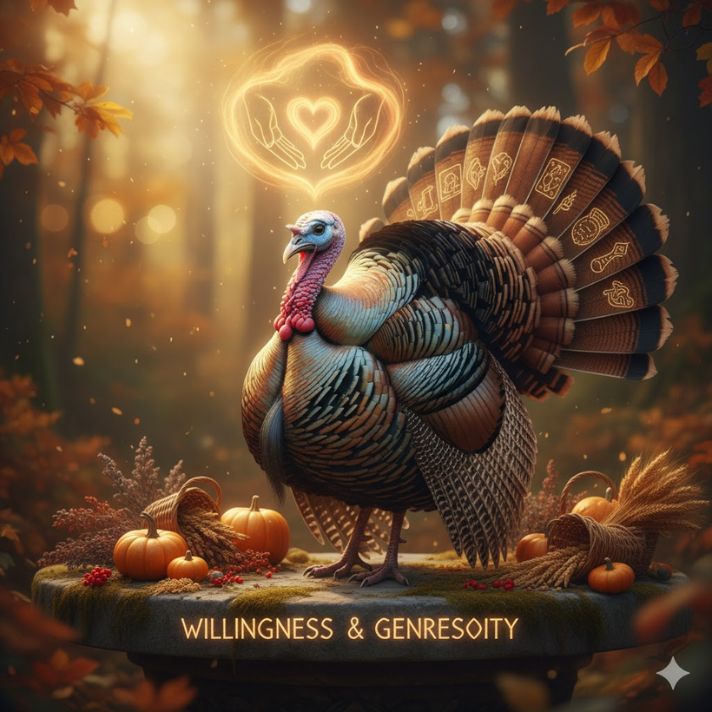 What is the spiritual meaning of the Turkey? Willingness