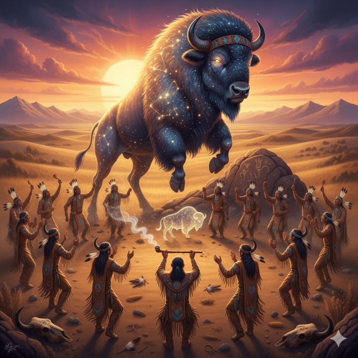 What does the Buffalo Spirit Animal Totem Mean? Ceremony